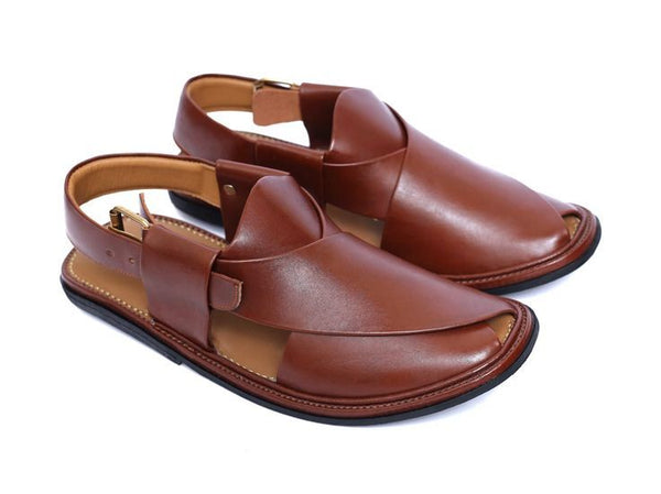 Red Peshawari Chappal For Mens